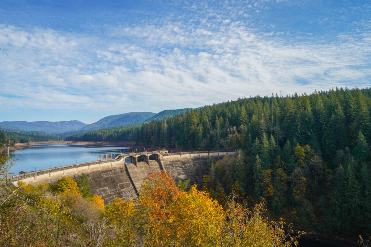 Water reservoir supplying US municipal drinking water systems